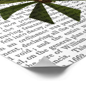 Voyage A La Lune Hot Air-ballon Poster (Hoek)