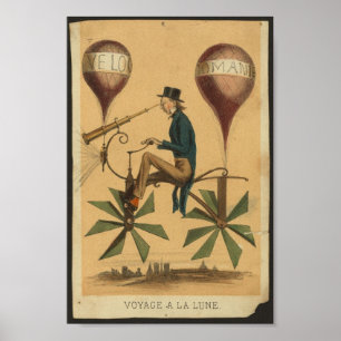 Voyage a la lune poster