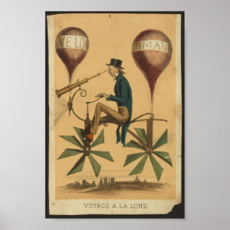 Voyage a la lune poster