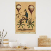 Voyage a la lune poster (Keuken)