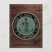 Voyage Aboard van het Briefkaart Artemis (Voorkant)
