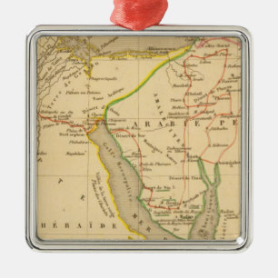 Voyage des Israelites depuis leur sortie d'Egypte Metalen Ornament