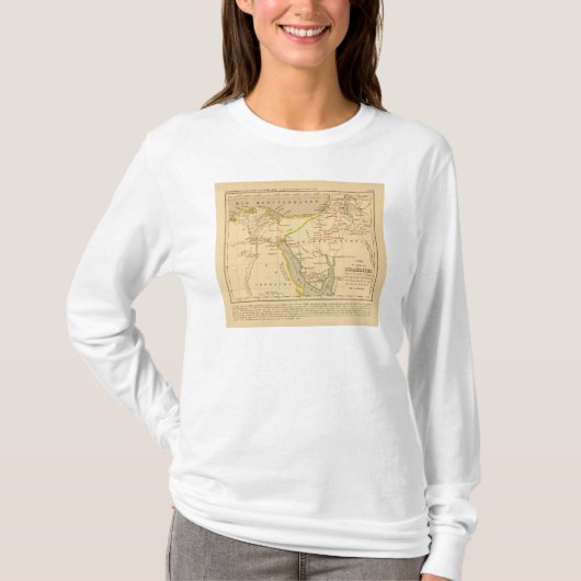 Voyage des Israelites depuis leur sortie d'Egypte T-shirt (Voorkant)