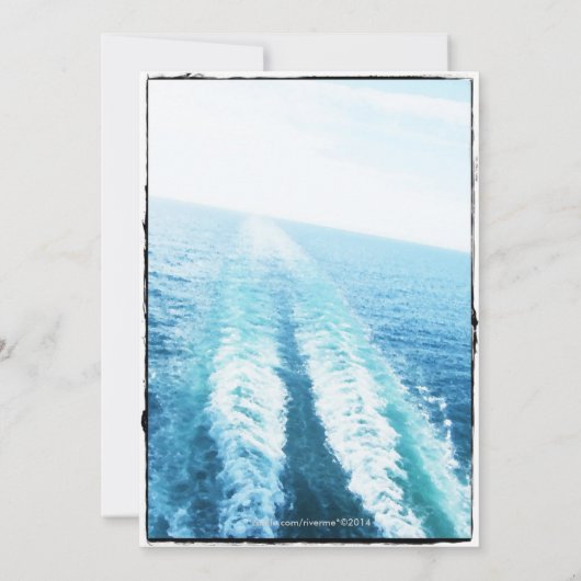 ©Voyage of Love/Cruise Ship/Destination Wedding Kaart (Achterkant)