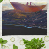 “Voyage Through the Storm” Kitchen Towels Theedoek (Gevouwen)