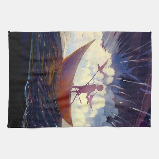 “Voyage Through the Storm” Kitchen Towels Theedoek (Horizontaal)
