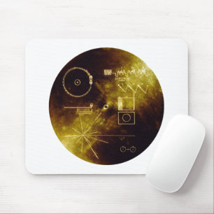 Voyager 1 + 2 Geluiden van Earth Record Gold Hoesj Muismat