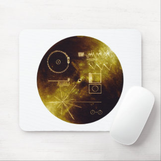 Voyager 1 + 2 Geluiden van Earth Record Gold Hoesj Muismat