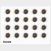 Voyager 1 & 2 ronde sticker (Vel)