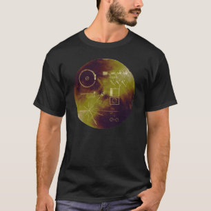 Voyager 1 en 2 Golden Record Klinkingen van de Aar T-shirt