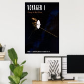 Voyager 1 - Gezant voor de sterren Poster (Thuiskantoor)