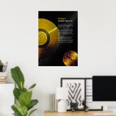 Voyager 1 Golden Record - Poster (Thuiskantoor)