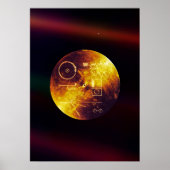Voyager 1 Golden Record Poster (Voorkant)