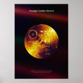 Voyager 1 Golden Record - poster (Voorkant)