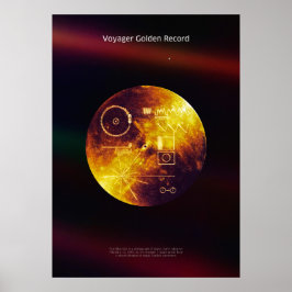 Voyager 1 Golden Record - poster