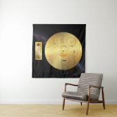 Voyager 1 Golden Record - Tapestry Wandkleed (In Situ (horizontaal))