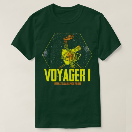 Voyager 1 Interstellaire ruimtesonde 11 T-shirt (Design voorkant)