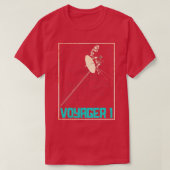 Voyager 1 Interstellaire ruimtesonde 6 T-shirt (Design voorkant)