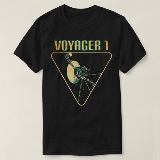 Voyager 1 Interstellar Space Probe10 T-shirt (Design voorkant)