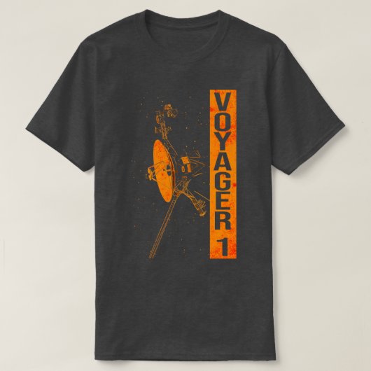 Voyager 1 Interstellar Space Probe14 T-shirt (Design voorkant)