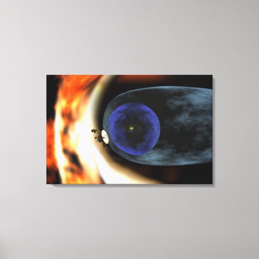 Voyager 2 ruimtevaartuig canvas afdruk (Voorkant)