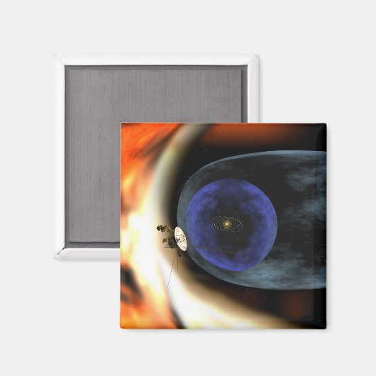 Voyager 2 ruimtevaartuig magneet (Voorkant / Achterkant)