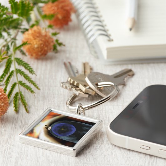 Voyager 2 ruimtevaartuig sleutelhanger (Zijkant)