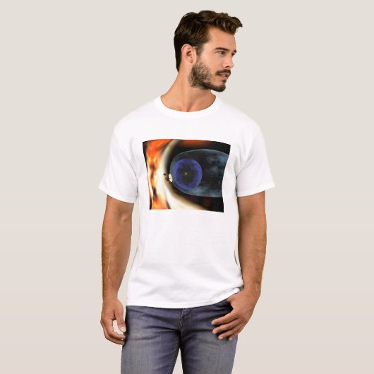 Voyager 2 ruimtevaartuig t-shirt (Voorkant volledig)