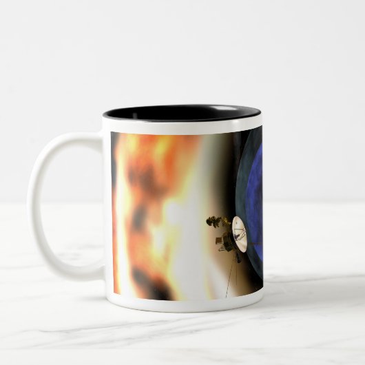 Voyager 2 ruimtevaartuig tweekleurige koffiemok (Links)