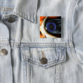 Voyager 2 ruimtevaartuig vierkante button 5,1 cm (In situ)