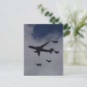 Voyager en tyfoons briefkaart (Staand voorkant)