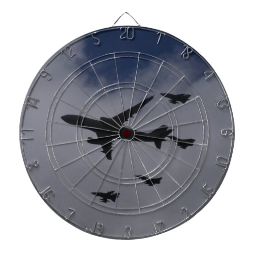 Voyager en Typhoons Dartbord (Voorkant)