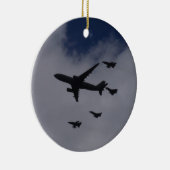 Voyager en Typhoons Keramisch Ornament (Rechts)
