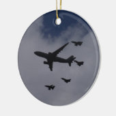 Voyager en Typhoons Keramisch Ornament (Links)