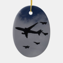 Voyager en Typhoons Keramisch Ornament