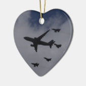 Voyager en Typhoons Keramisch Ornament (Links)