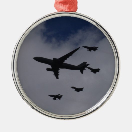 Voyager en Typhoons Metalen Ornament (Voorkant)