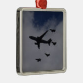 Voyager en Typhoons Metalen Ornament (Rechts)