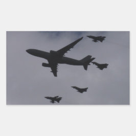 Voyager en Typhoons Rechthoekige Sticker