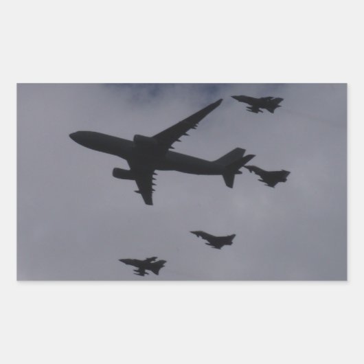 Voyager en Typhoons Rechthoekige Sticker (Voorkant)