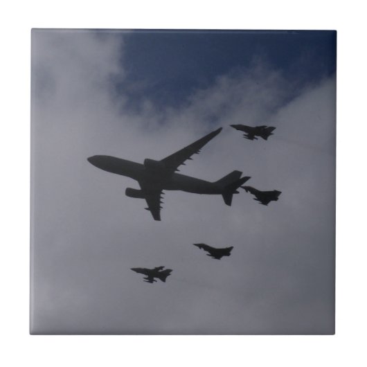 Voyager en Typhoons Tegeltje (Voorkant)