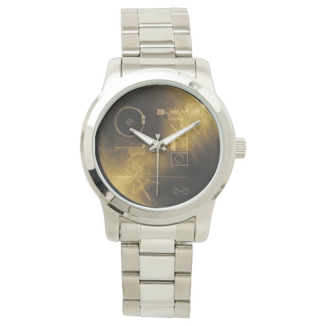 Voyager Golden Message Horloge (Voorkant)