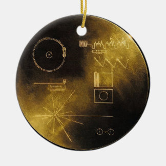 Voyager Golden Record Keramisch Ornament
