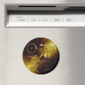 Voyager Golden Record Magneet (Insitu (Vaatwasser))