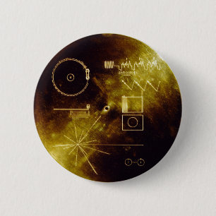 Voyager Golden Record Ronde Button 5,7 Cm