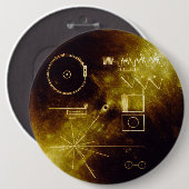 Voyager Golden Record Ronde Button 6,0 Cm (Voorkant /achterkant)