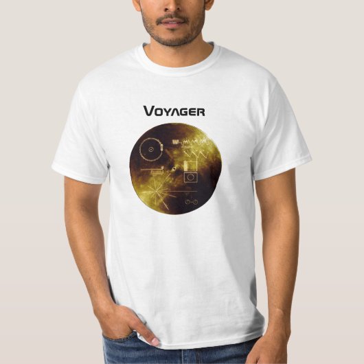 Voyager Golden Record T-shirt (Voorkant)