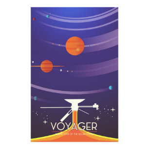 Voyager Grand Tour wetenschapsposter Foto Afdruk
