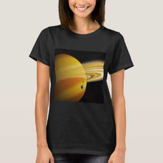 Voyager passeert Saturnus T-shirt