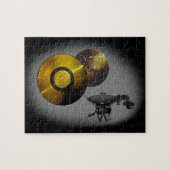 Voyager Spacecraft en Golden Record op 40 Legpuzzel (Horizontaal)